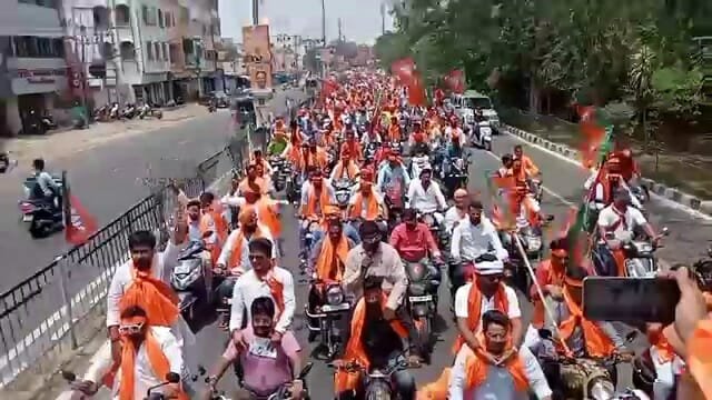 रांची पहुंचे जेपी नड्डा, बीजेपी कार्यकर्ताओं ने निकाली बाइक रैली | 22Scope News railly 22Scope News