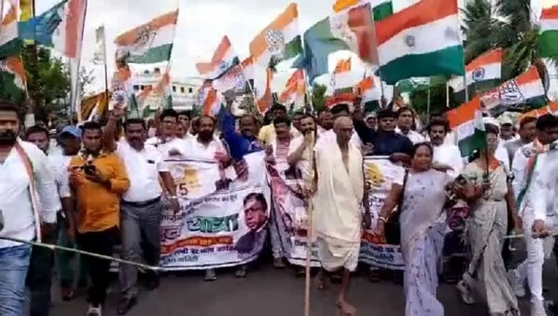 आजादी की गौरव यात्रा निकाल कांग्रेसियों ने महापुरुषों को किया याद 2 22Scope News alamgir1 22Scope News