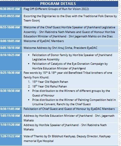 Run for vision 22Scope News