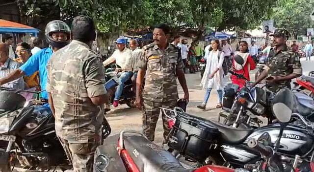 Giridih: अतिक्रमणकारियों पर चला पुलिस का डंडा | 22Scope News giridih1 22Scope News