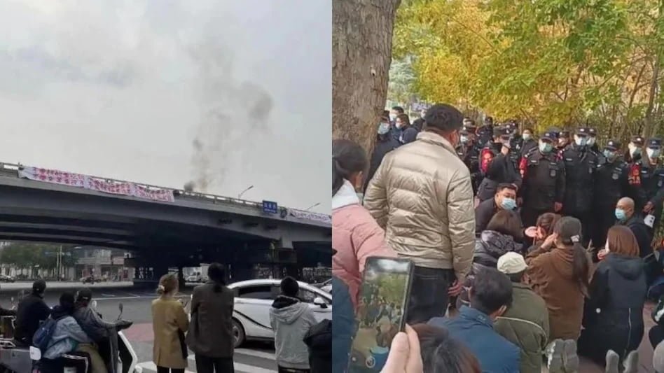 आंदोलन से डरे शी जिनपिंग, बीजिंग और शंघाई में बढ़ी सुरक्षा