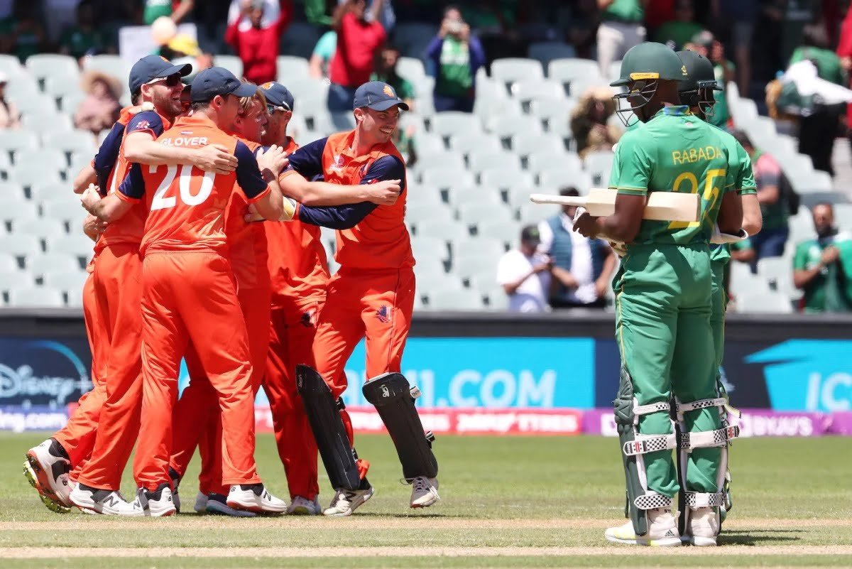T20 वर्ल्ड कप: नीदरलैंड्स से हारकर द. अफ्रीका बाहर, सेफा में पहुंचा भारत