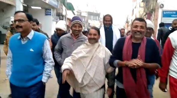 गोड्डा के भाजपा सांसद निशिकांत दुबे ने भागलपुर में डाला वोट 1 22Scope News godda sansad 22Scope News