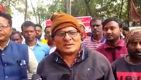 झरिया: मजदूरों ने 12 सूत्री मांग को लेकर दिया धरना | 22Scope News protest1 22Scope News