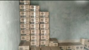उत्पाद विभाग की छापेमारी में 1 करोड़ अवैध अंग्रेजी शराब जप्त
