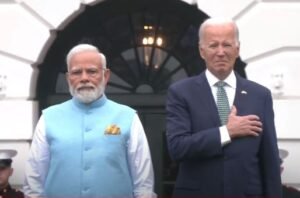 प्रधानमंत्री नरेंद्र मोदी पहुंचे व्हाइट हाउस, अमेरिकी दौरे का आज दूसरा दिन 3 22Scope News national anthem at white house 22Scope News