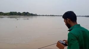 पानी की तेज धार में बह गया चीर नदी पर बना डायवर्सन | 22Scope News डायवर्सन