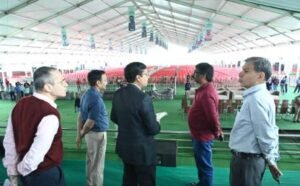 मुख्यमंत्री ने स्थापना दिवस के अवसर आयोजित होने वाले मुख्य समारोह की चल रही तैयारी का निरीक्षण किया