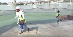 रांची के विभिन्न छठ घाट में साफ सफाई का काम जारी