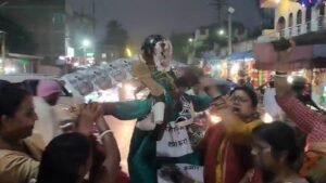 महिला चौपाल ने किया पुतला दहन