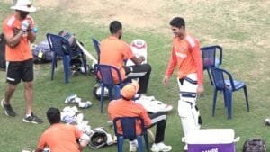 भारत और इंग्लैंड ने अभ्यास सत्र में जमकर पसीना बहाया