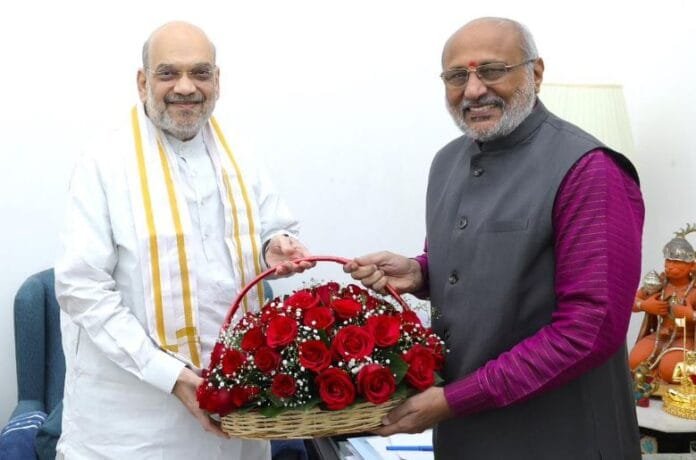 दिल्ली में केंद्रीय गृह मंत्री अमित शाह से मिले राज्यपाल सीपी राधाकृष्णन