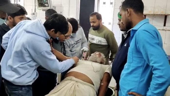 संदेहास्पद स्थिति में एक बुजुर्ग को लगी गोली, अस्पताल में भर्ती