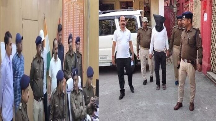 पुलिस की गिरफ्त में कुख्यात अपराधी