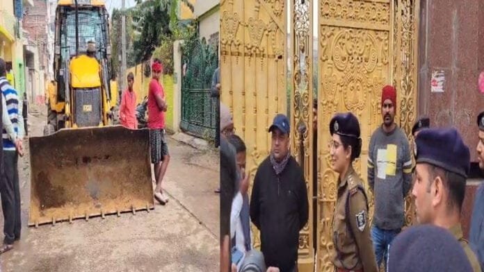 कुर्की के लिए सुभाष यादव के घर पहुंची पटना पुलिस