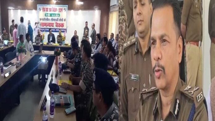 लोकसभा चुनाव को लेकर बिहार-झारखंड के पुलिस व प्रशासनिक अधिकारियों की उच्च स्तरीय बैठक