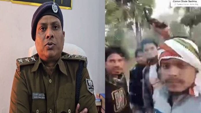 सोशल मीडिया पर हथियार लहराते हुए Video हुआ वायरल