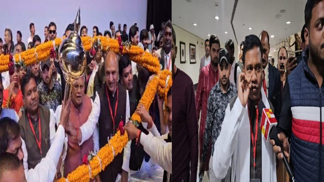 लोकसभा चुनाव की तैयारी को लेकर हम पार्टी का पंचायत स्तरीय कार्यकर्ता सम्मेलन
