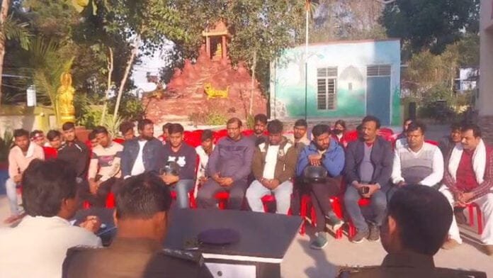 सरस्वती पूजा को लेकर SDPO और SDO के द्वारा कोचिंग संचालकों के साथ बैठक