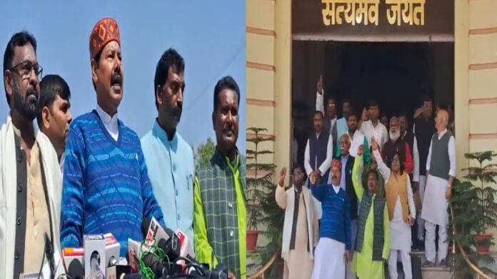 विपक्ष के विधायकों ने आज फिर से सदन का किया बहिष्कार