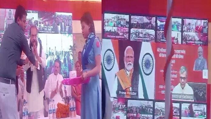 Nawada PM PM मोदी ने 553 अमृत भारत योजना के तहत रेलवे स्टेशनों की रखी नींव