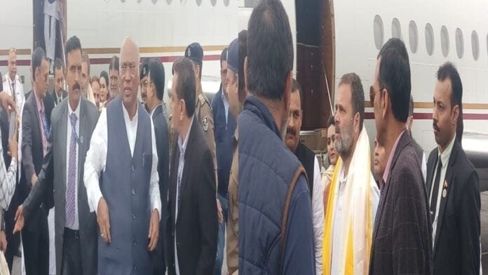 विशेष विमान से दिल्ली से गया पहुंचे राहुल, हेलीकॉप्टर से औरंगाबाद के लिए हुए रवाना