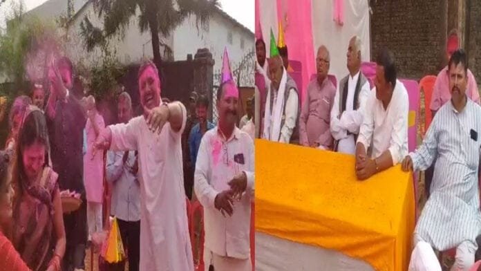 बगहा में होली मिलन समारोह का आयोजन