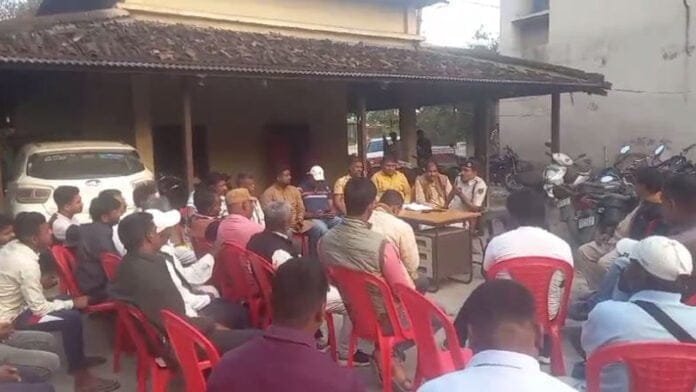 होली को लेकर थाना परिसर में शांति समिति की बैठक, DJ पर रहेगा प्रतिबंधित