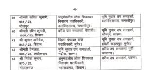 Bihar Transfer News : 8 IAS अधिकारी सहित 22 DSP का तबादला