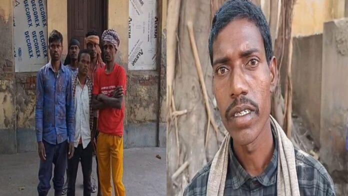 सड़क दुर्घटना में एक मजदूर की मौत, एक घायल