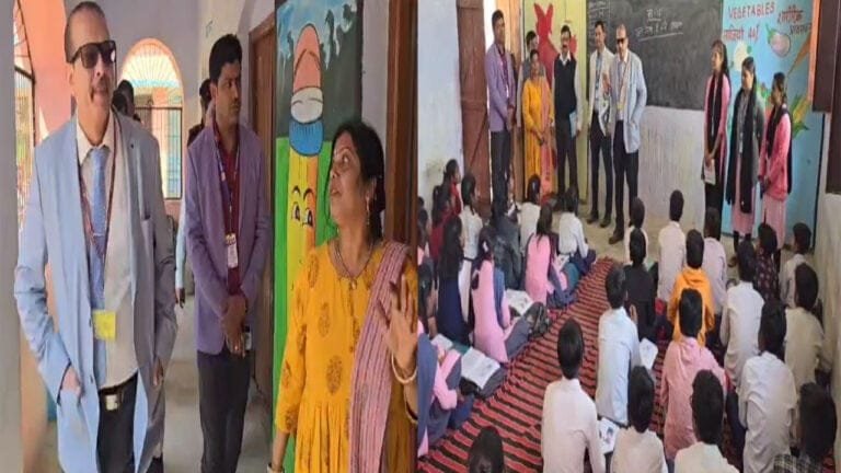 अभी भी एक्शन में पाठक, कई सरकारी विद्यालयों का किया निरीक्षण