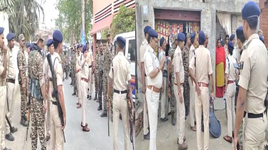 होली, रमजान और लोकसभा चुनाव को लेकर SDPO का फ्लैग मार्च