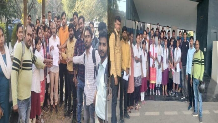 जीएनएम नर्सिंग के छात्र-छात्राओं ने जतायी नाराजगी, कहा- किया जाए बदलाव