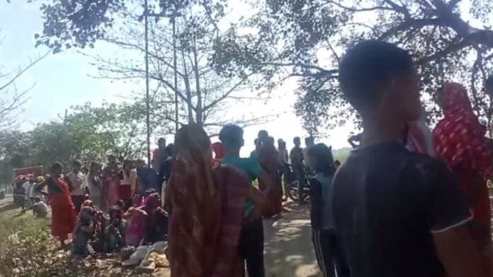 सड़क किनारे पेड़ के नीचे बैठे अधेड़ को ट्रक ने कुचला, मौत