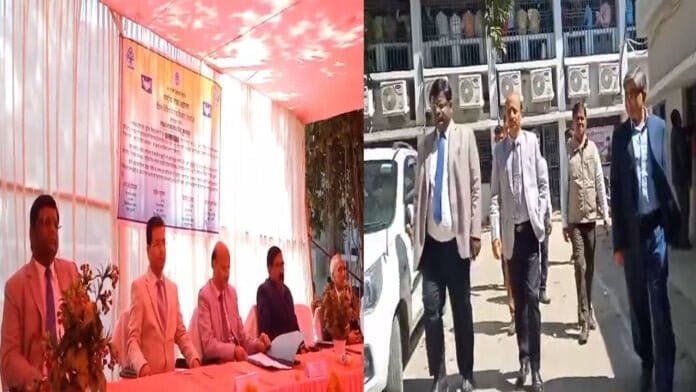 राष्ट्रीय लोक अदालत शिविर में सैकड़ों सुलहनीय वादों का हुआ निपटारा