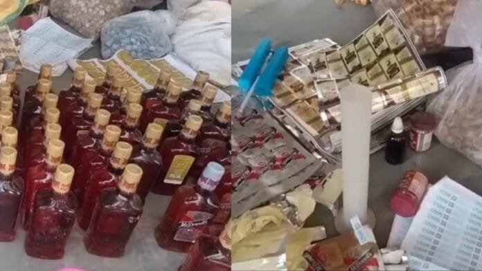 बाढ़ में अवैध शराब मिनी फैक्ट्री का पुलिस ने किया उद्भेदन, भाग निकले कारोबारी