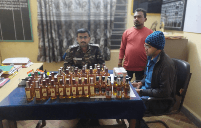 अवैध शराब के धंधे का पर्दाफाश....