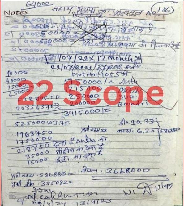 सद्दाम हुसैन के ठीकानों से मिले डायरी के कुछ पन्ने