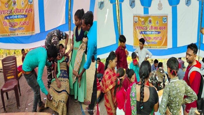 सोमेश्वर/त्रिवेणी में निःशुल्क मानव चिकित्सा शिविर का आयोजन