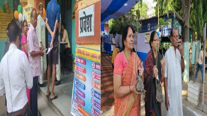 Second Phase : भागलपुर में कई मतदान केंद्रों पर वोटिंग धीमी