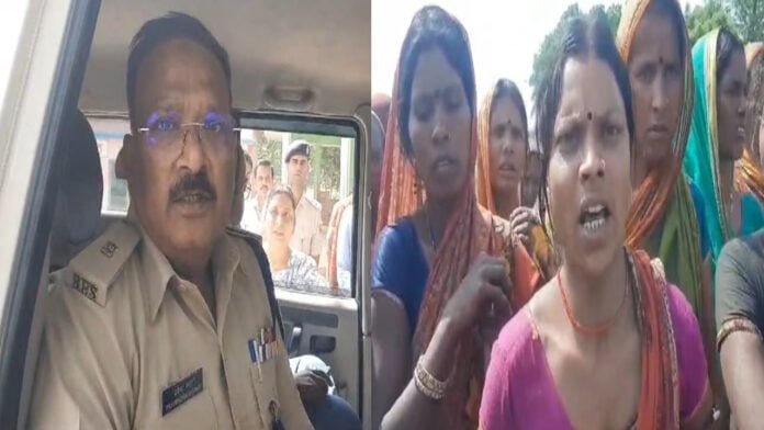 पुलिस के खिलाफ लोगों का गुस्सा, सड़क पर शव रखकर किया विरोध प्रदर्शन