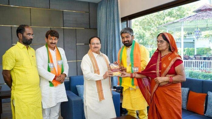 Manish Kashyap BJP BJP में शामिल हुए यूट्यूबर मनीष, नड्डा ने दिलायी सदस्यता