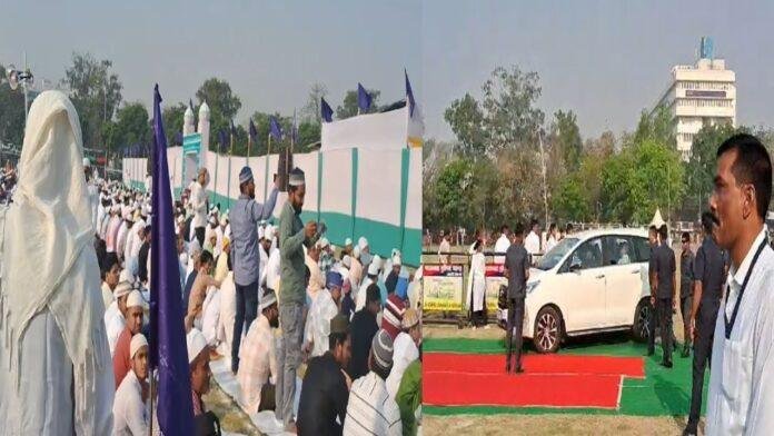 EID : ऐतिहासिक गांधी मैदान में अदा की गई ईद उल फितर की नमाज, नीतीश ने दी बधाई