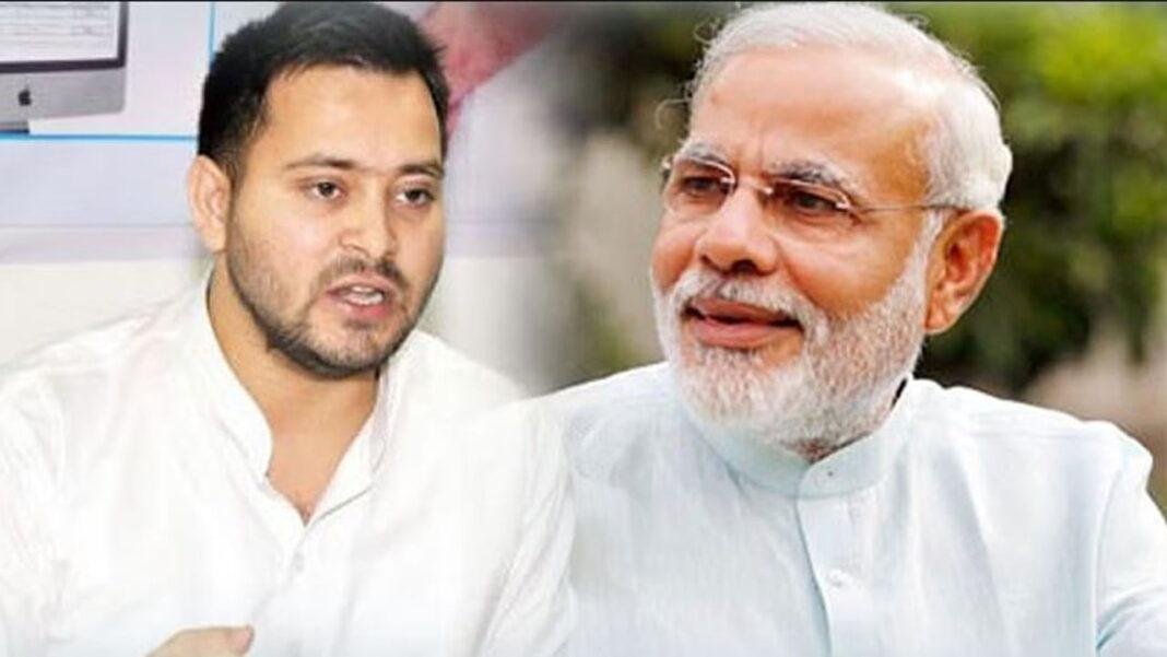 तेजस्वी का पीएम पर तंज, कहा- रोजगार नहीं तो फिर किस बात का 400?