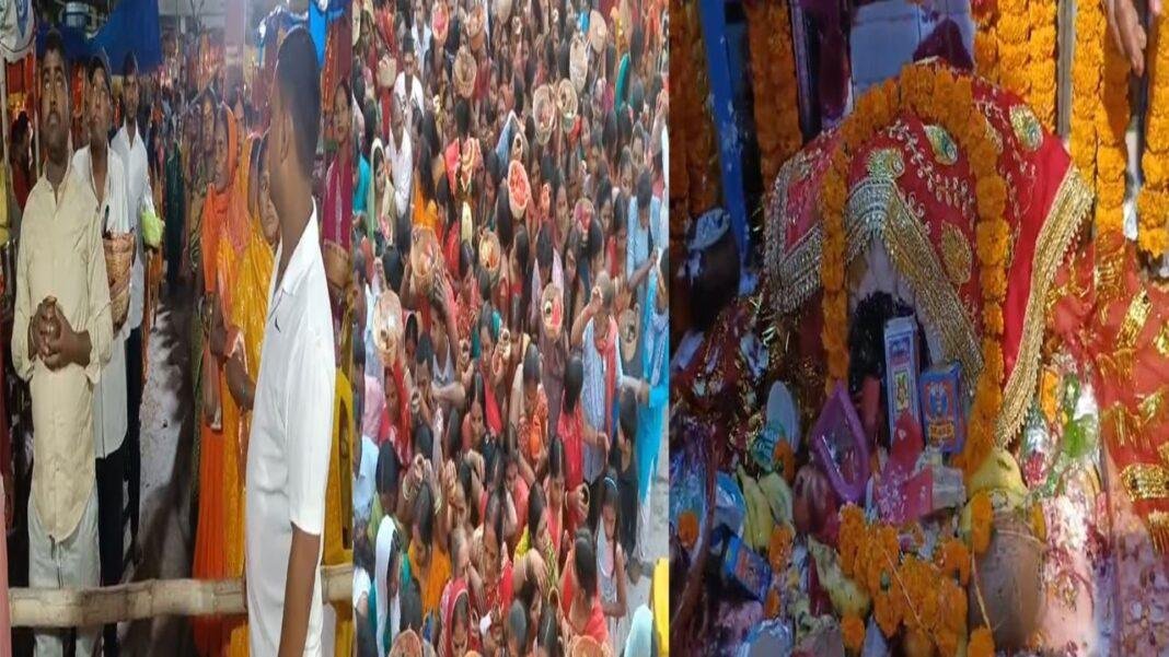 अष्टमी को मां शीतला के दरबार में भक्तों का उमड़ा जनसैलाब, सुरक्षा के व्यापक इंतजाम