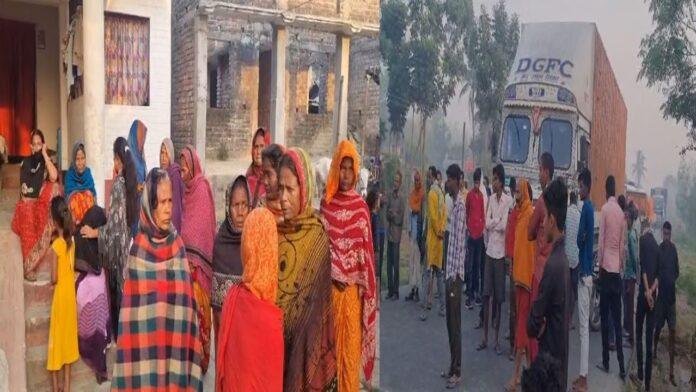 तेज रफ्तार का कहर, बस ने एक महिला को कुचला, मौके पर ही मौत