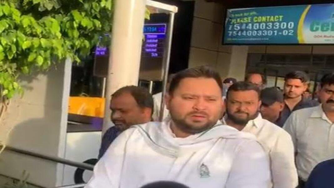 पूर्णिया से लौट तेजस्वी, कहा- महागठबंधन के फेवर में है भरपूर समर्थन