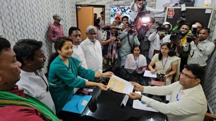 Gandey by-election - कल्पना सोरेन ने किया नामांकन......