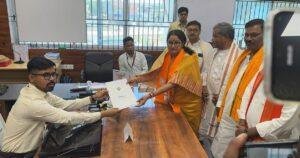 अन्नपूर्णा देवी ने किया अपना नामांकन 2 22Scope News अन्नपूर्णा देवी ने किया अपना नामांकन