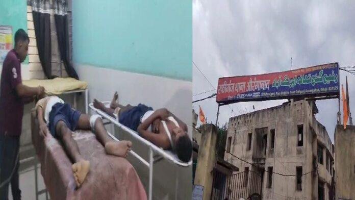 बाइक अनियंत्रित होने के कारण 2 युवक गंभीर रूप से घायल